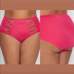 NWT $30 Elomi Sachi Full Brief Panties in Ruby [‎ SZ XL ] #3180